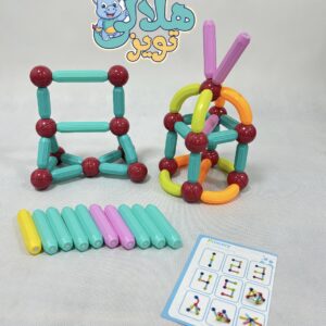بازی ساختنی مگنت 62 تکه