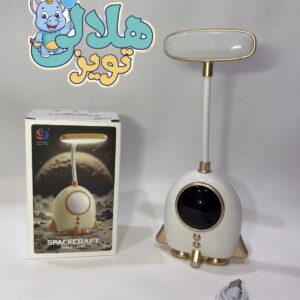 چراغ خواب رومیزی موشک فضانورد طلایی