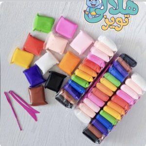 خمیر کلی 12 رنگ
