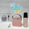 اسپیکر و میکروفون صورتی قابل حمل k12