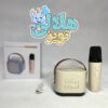 اسپیکر و میکروفون کرمی قابل حمل K12