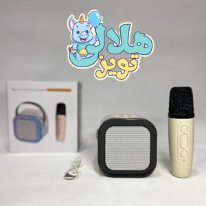 اسپیکر و میکروفون کرمی قابل حمل K12