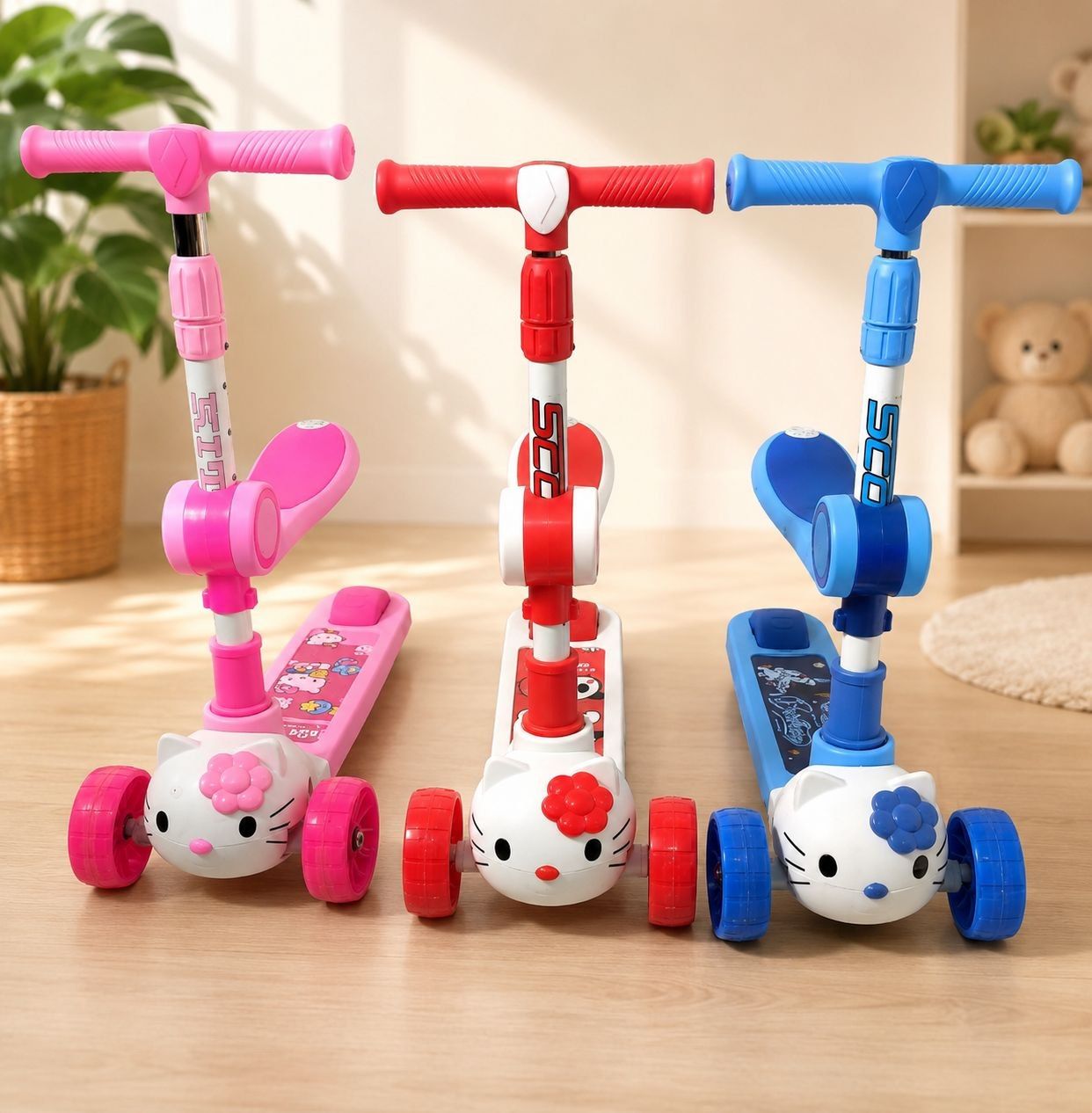 اسکوتر طرح کیتی(Hello Kitty)