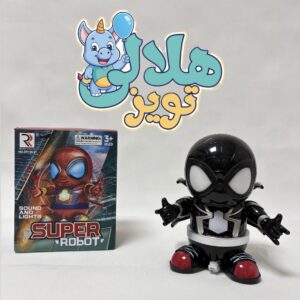 ربات مردعنکبوتی موزیکال رنگ مشکی