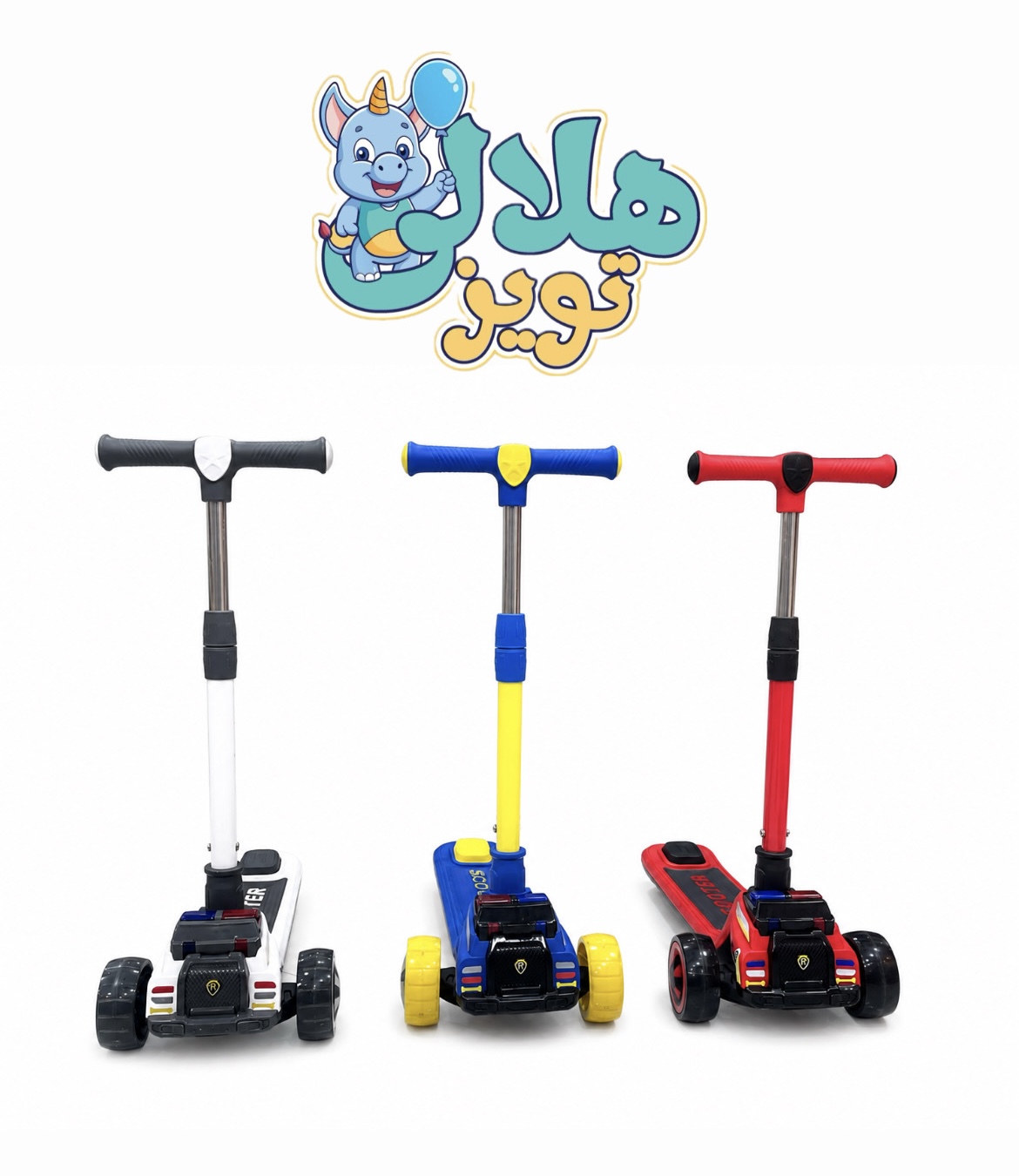 اسکوتر کودک طرح ماشین