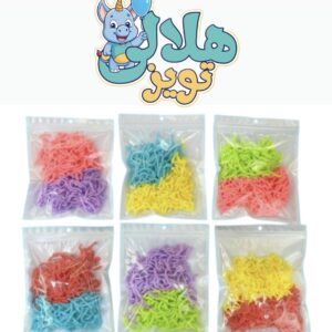اسلایم رشته‌ای رنگی