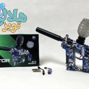 تفنگ شارژی تیر ژله‌ای VECTOR رنگ آبی مشکی