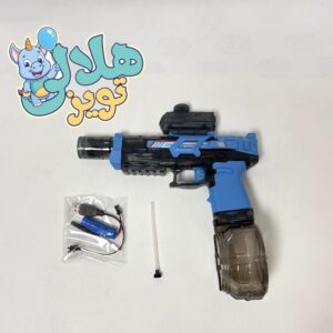 تفنگ آبپاش شارژی الکتریکی مدل FIGHT رنگ آبی
