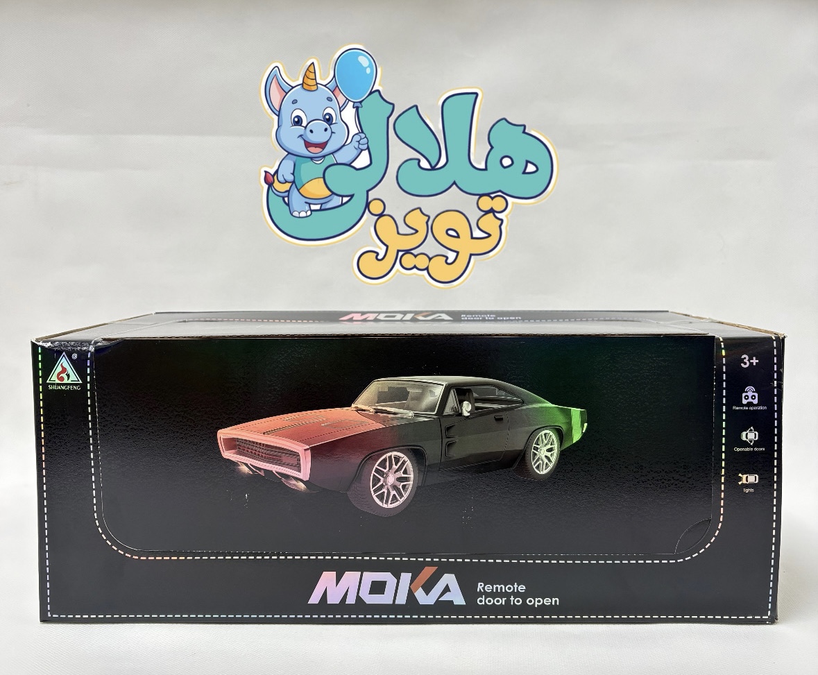 ماشين کنترلی چلنجر مشکی موکا