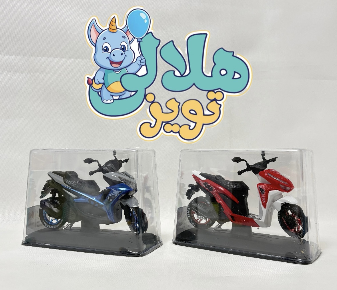 ماکت موتور هندا کلیک و یاماها ایروکس مای توی
