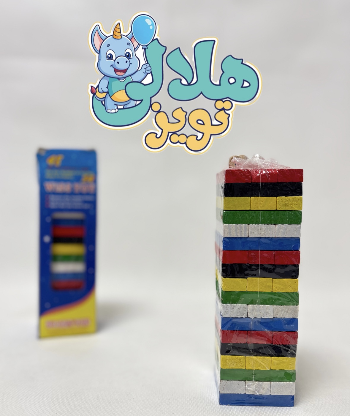 بازی فکری جنگا برج هیجان چوبی کوچک