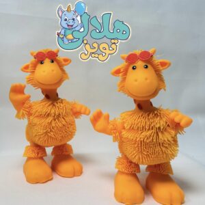 عروسک زرافه شیک زن و رقاص مدل Disco Giraffe