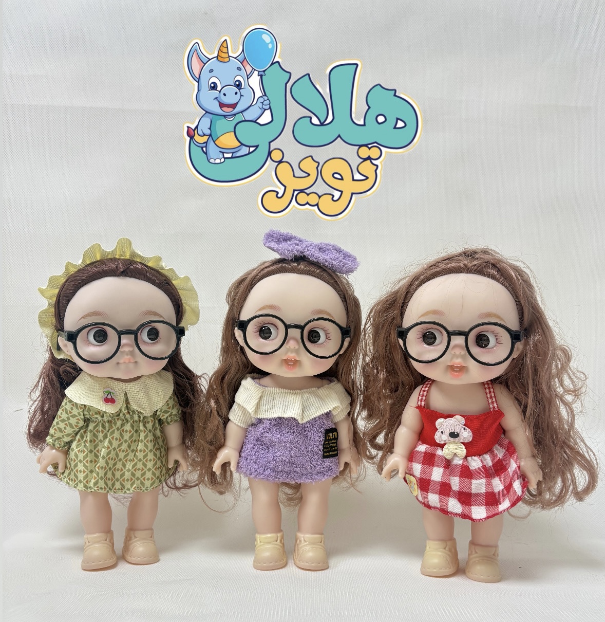 عروسک دختر عينکي